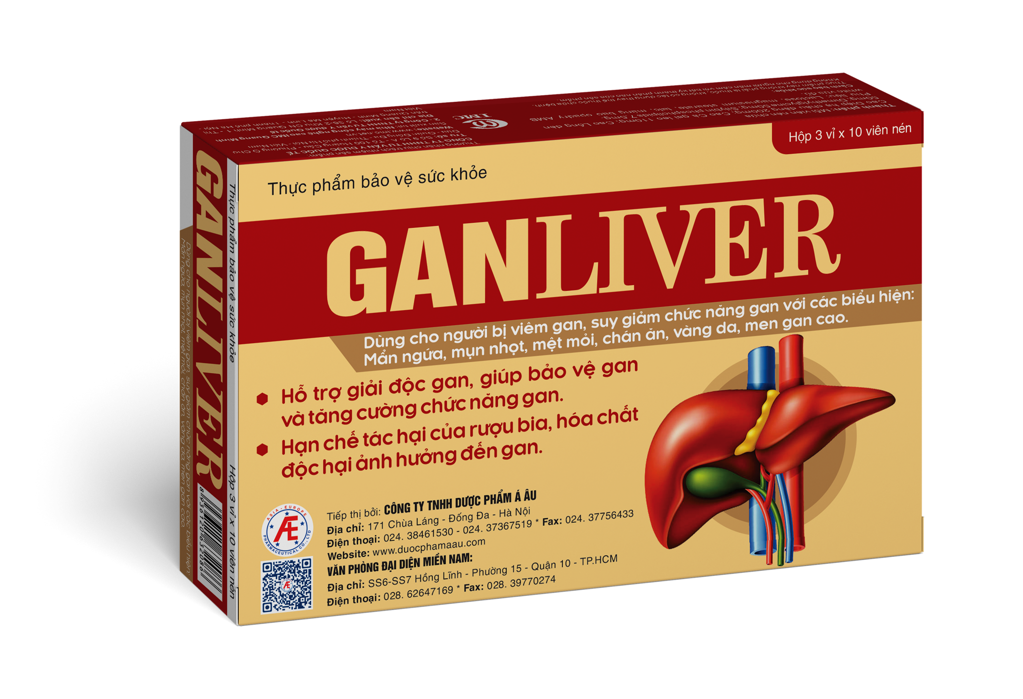 GANLIVER 30 VIÊN: DẠNG ĐÓNG GÓI TIỆN LỢI, GIÁ SIÊU HỜI